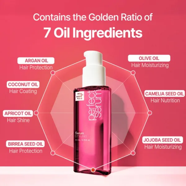 mise en scene Perfect Serum Styling obnovujúce sérum pre tepelnú úpravu vlasov 80 ml