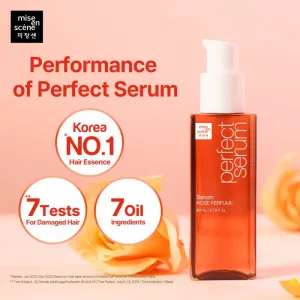 mise en scene Perfect Serum Rose Parfume obnovujúce vlasové sérum s vôňou kvetín pre ženy 80 ml
