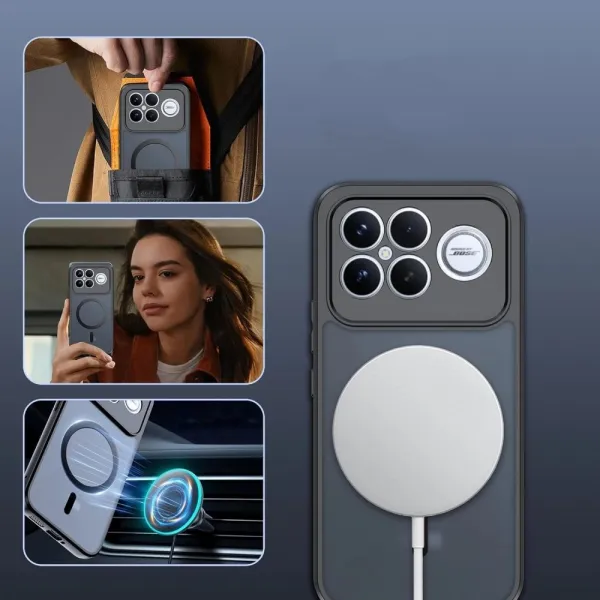 Tech-Protect MagMat MagSafe, Xiaomi Poco F8 Ultra, čierny matný