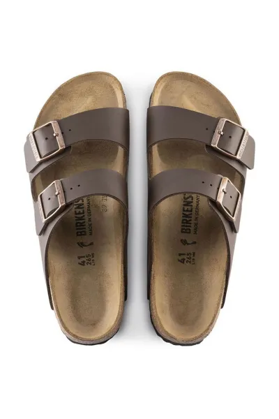 Birkenstock Arizona hnedé šľapky