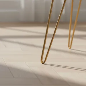 Ak furniture Taburet Dotty krémový