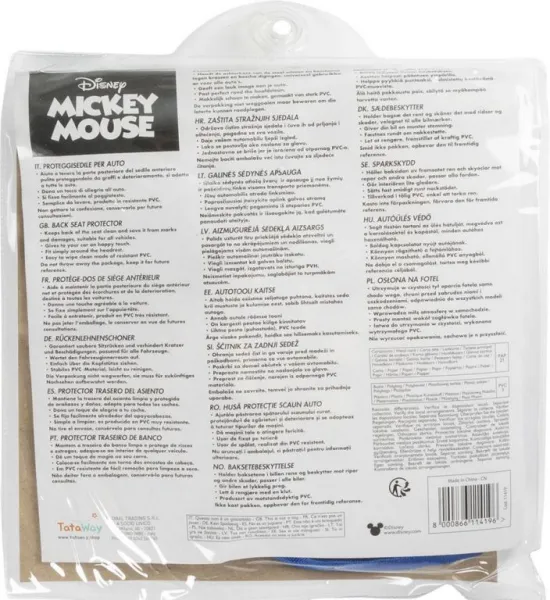 Organizér na predné sedadlo MICKEY MOUSE, 58 x 35 cm