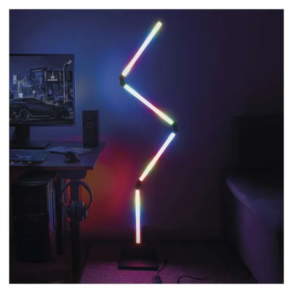 EMOS Chytrá LED stojací lampa GoSmart černá
