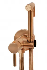 REA - Podomietková bidetová batéria LUNGO LOOP Copper Brush REA-B6314