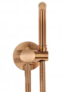 REA - Podomietková bidetová batéria LUNGO LOOP Copper Brush REA-B6314