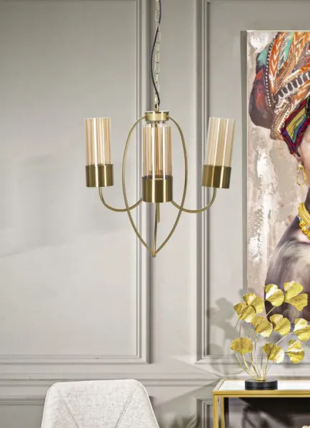 Mauro Ferretti Závesný luster Versailles 60 cm zlatý
