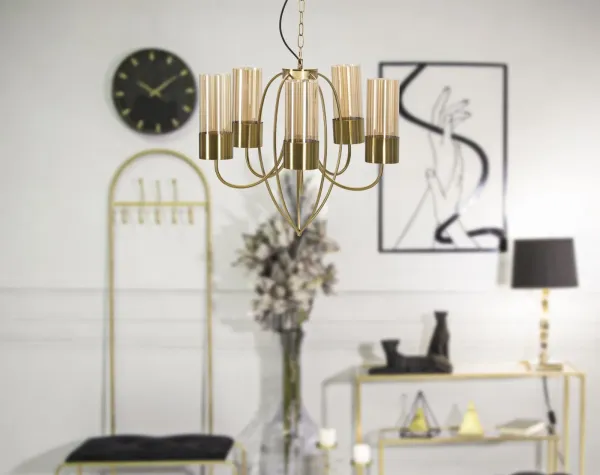 Mauro Ferretti Závesný luster Versailles 60 cm zlatý II