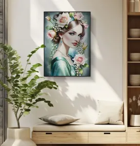 Mauro Ferretti Obraz Fantasy A 72x102 cm modro-zelený
