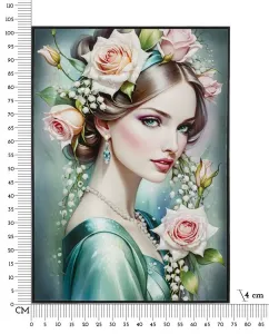 Mauro Ferretti Obraz Fantasy A 72x102 cm modro-zelený