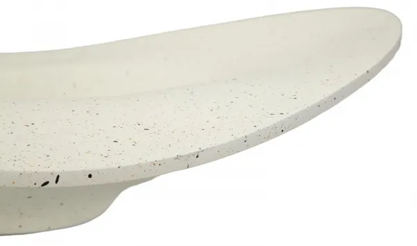Mauro Ferretti Dekoratívna misa Resin 41 cm krémová