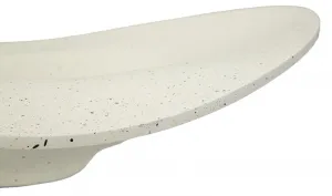 Mauro Ferretti Dekoratívna misa Resin 41 cm krémová