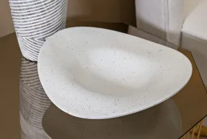 Mauro Ferretti Dekoratívna misa Resin 41 cm krémová