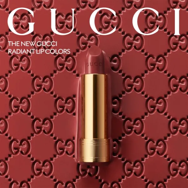 Gucci Gucci Beauty Rouge à Lèvres Voile lesklý rúž odtieň 134 Clara Chestnut 3.5 g