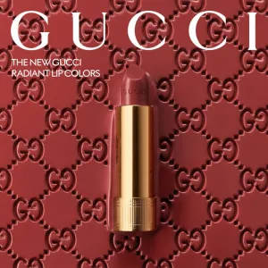 Gucci Gucci Beauty Rouge à Lèvres Voile lesklý rúž odtieň 134 Clara Chestnut 3.5 g