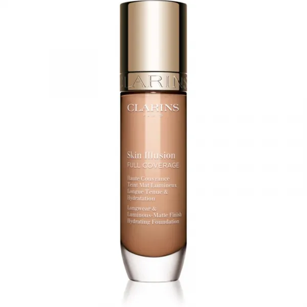 Clarins Skin Illusion Hydrating Foundation vysoko krycí make-up odtieň 108.5W 30 ml