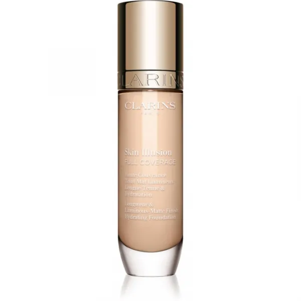 Clarins Skin Illusion Hydrating Foundation vysoko krycí make-up odtieň 100.5W 30 ml