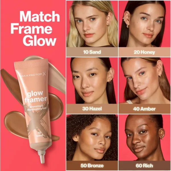 Max Factor Miracle Pure Glow Framer bronzujúci fluid odtieň 30 Hazel 30 ml