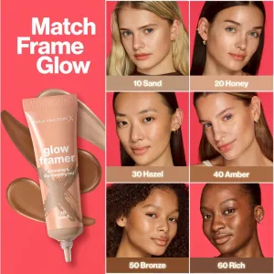 Max Factor Miracle Pure Glow Framer bronzujúci fluid odtieň 30 Hazel 30 ml