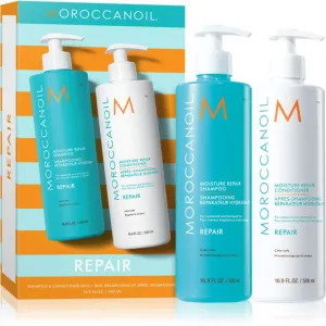 Moroccanoil Repair Shampoo & Conditioner Duo sada pre poškodené, chemicky ošetrené vlasy
