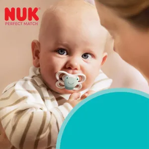 Dojčenský cumlík  NUK Perfect Match Air FOX/BEAR 0-2m 2ks box 0-2 m