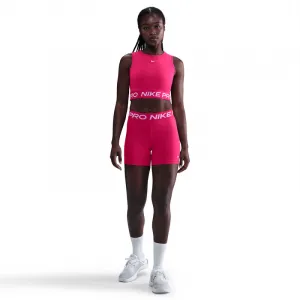 Dámske tréningové tričko bez rukávov NIKE PRO DF CROP TANK RUSH PINK WHITE