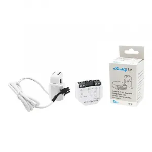 Shelly EM Gen3 + 1x 50A svorka - meranie spotreby až s 2 svorkami, výstup 1x2A (WiFi, Bluetooth) SHELLY-EM-Gen3-1-50A-1703