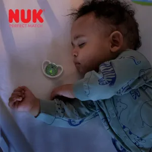 Dojčenský cumlík  NUK Perfect Match Air Night FIREFLY/SHEEP 0-6m 2ks 0-6 m