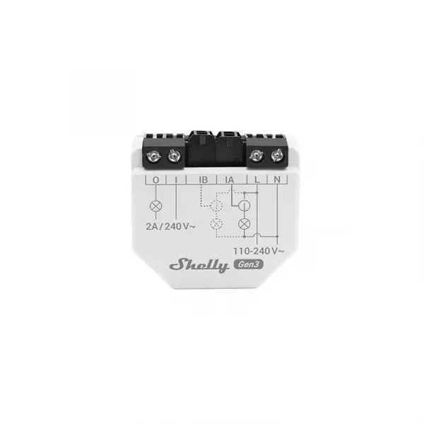 Shelly EM Gen3 + 1x 50A svorka - meranie spotreby až s 2 svorkami, výstup 1x2A (WiFi, Bluetooth) SHELLY-EM-Gen3-1-50A-1703