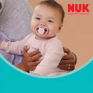 Dojčenský cumlík  NUK Perfect Match Air Night FIREFLY/SHEEP 0-6m 2ks 0-6 m