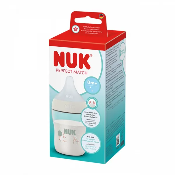 Dojčenská fľaša NUK Perfect Match Temperature Control 150 ml Sheep