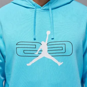 Pánska mikina s kapucňou NIKE JORDAN SPORT CROSSOVER BLUE CHILL BLACK WHITE