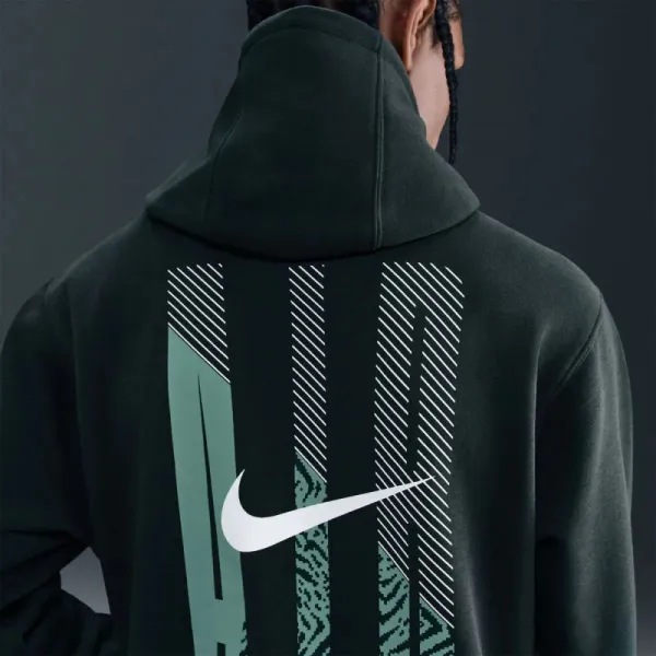 Pánska mikina s kapucňou NIKE M NK AIR PO HOODIE SEAWEED
