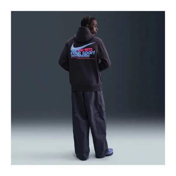 Pánska mikina s kapucňou NIKE U NSW HDY CLUB PO BB OC 2 CAVE PURPLE
