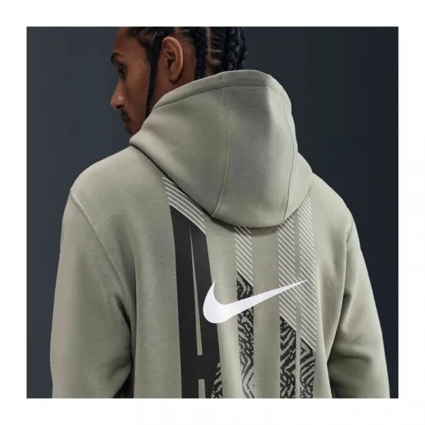 Pánska mikina s kapucňou NIKE M NK AIR PO HOODIE LIGHT ARMY