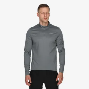 Pánska bežecká mikina s 1 2 zipsom NIKE M NK DF PACER TOP HZ SMOKE GREY REFLECTIVE SILV