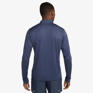 Pánska bežecká mikina s 1 2 zipsom NIKE M NK DF PACER TOP HZ THUNDER BLUE REFLECTIVE SILV
