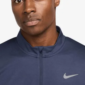 Pánska bežecká mikina s 1 2 zipsom NIKE M NK DF PACER TOP HZ THUNDER BLUE REFLECTIVE SILV