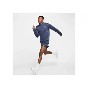 Pánska bežecká mikina s 1 2 zipsom NIKE M NK DF PACER TOP HZ THUNDER BLUE REFLECTIVE SILV