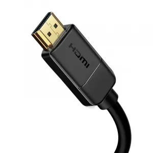 Baseus 2x kábel HDMI 2.0 4K 30Hz, 3D, HDR, 18 Gb/s, 5 m (čierny) CAKGQ-D01