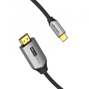 Kábel USB-C na HDMI 2.0 Vention CRBBG, 1,5 m, 4K 60Hz (čierny) CRBBG