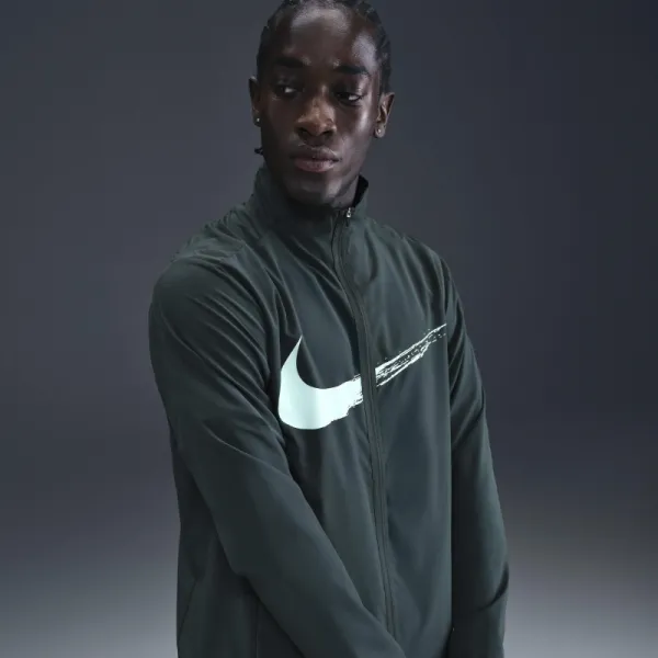 Pánska tréningová bunda NIKE M NK DF FORM JKT GFX SEAWEED MINT FOAM