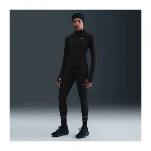 Dámska bežecká mikina s 1 2 zipsom NIKE W NK TEMPO SWSH HBR DF HZ TOP BLACK WHITE