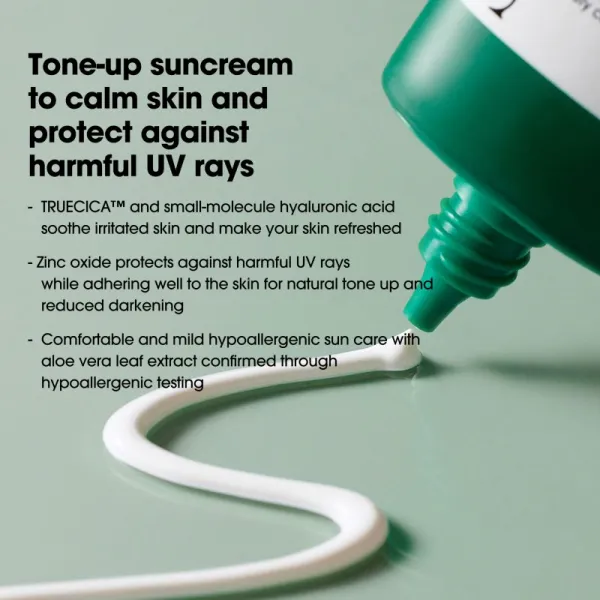 Some By Mi Truecica Mineral Calming Tone-up Suncream upokojujúci a ochranný krém SPF 50+ 50 ml