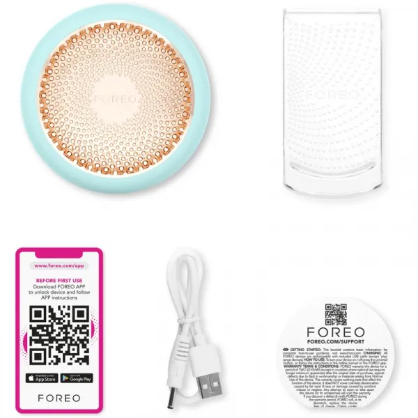 FOREO UFO™ 3 5-in-1 sonický prístroj pre urýchlenie účinku pleťovej masky Arctic Blue 1 ks