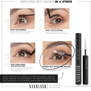 Nanolash DIY Sealer transparentný fixačný gél na predĺženie mihalníc 5 ml