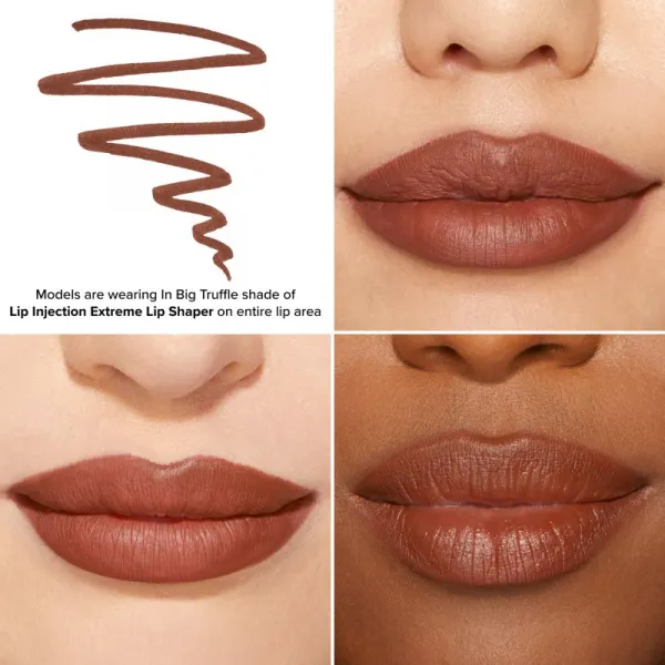 Too Faced Lip Injection Extreme Lip Shaper kontúrovacia ceruzka na pery pre dlhotrvajúci objem odtieň In Big Truffle 0.38 g