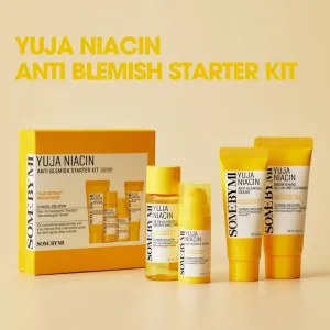 Some By Mi Yuja Niacin Anti Blemish Starter Kit cestovná sada pre zjednotenie farebného tónu pleti