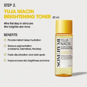 Some By Mi Yuja Niacin Anti Blemish Starter Kit cestovná sada pre zjednotenie farebného tónu pleti