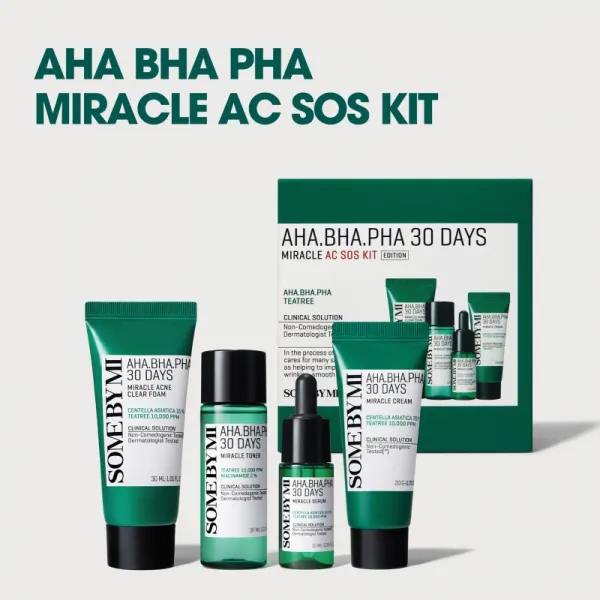 Some By Mi AHA∙BHA∙PHA 30 Days Miracle AC SOS Kit darčeková sada proti akné
