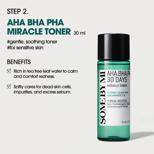 Some By Mi AHA∙BHA∙PHA 30 Days Miracle AC SOS Kit darčeková sada proti akné
